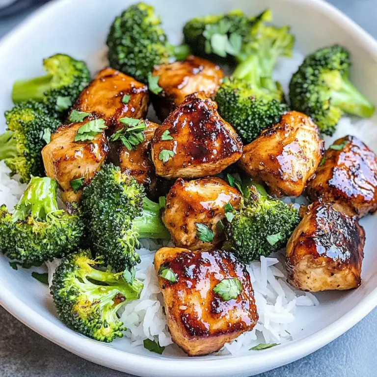 Air Fryer Chicken Bites and Broccoli