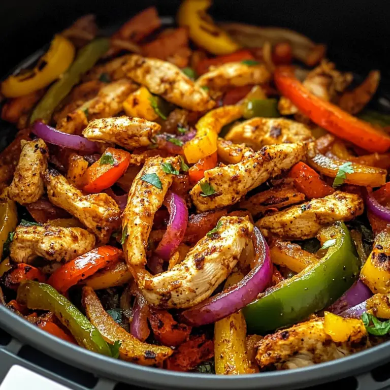 Air Fryer Chicken Fajitas