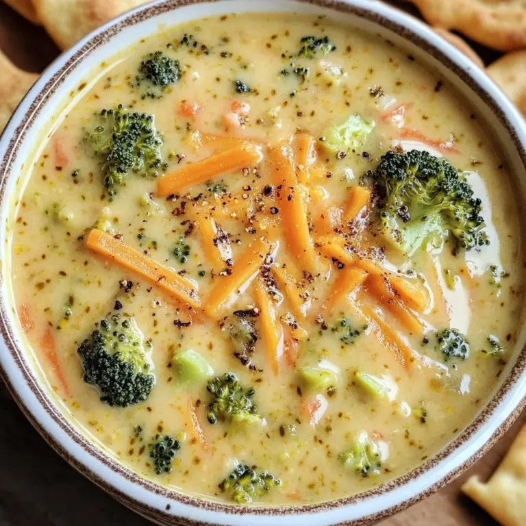 Broccoli Cheddar Soup