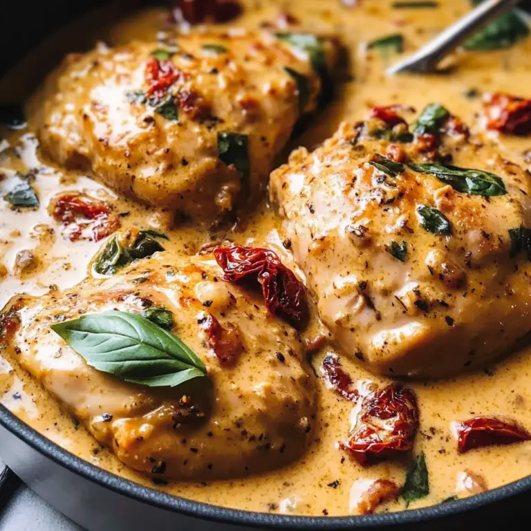 Creamy Chicken with Sun-Dried Tomatoes