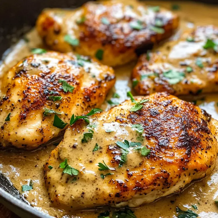 Creamy Mustard Chicken {Paleo, Whole30, Keto}