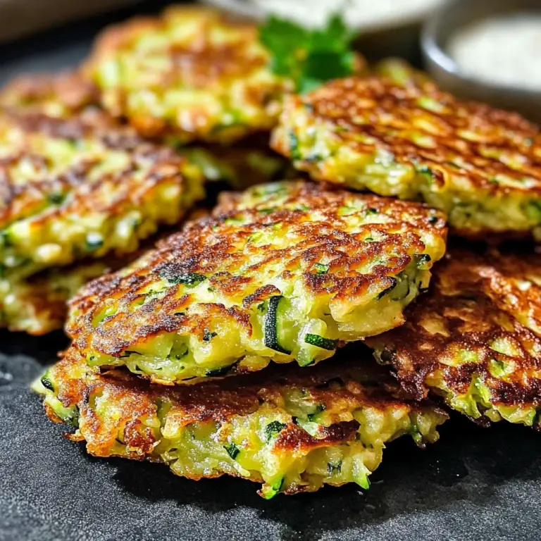 Crispy and Easy Zucchini Fritters Recipe