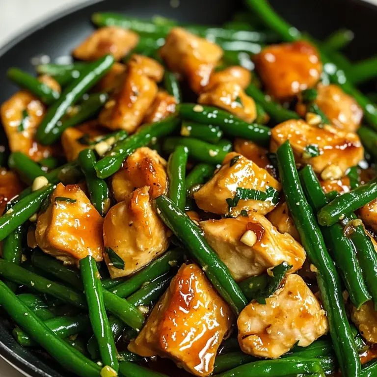 Easy Chicken Breast and Green Beans