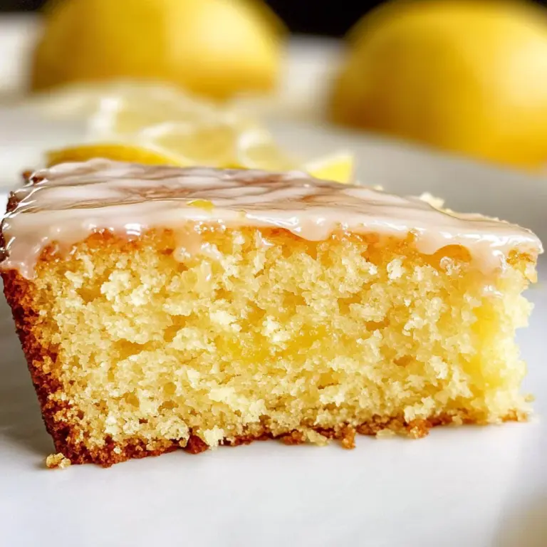 Gluten Free Lemon Drizzle Cake