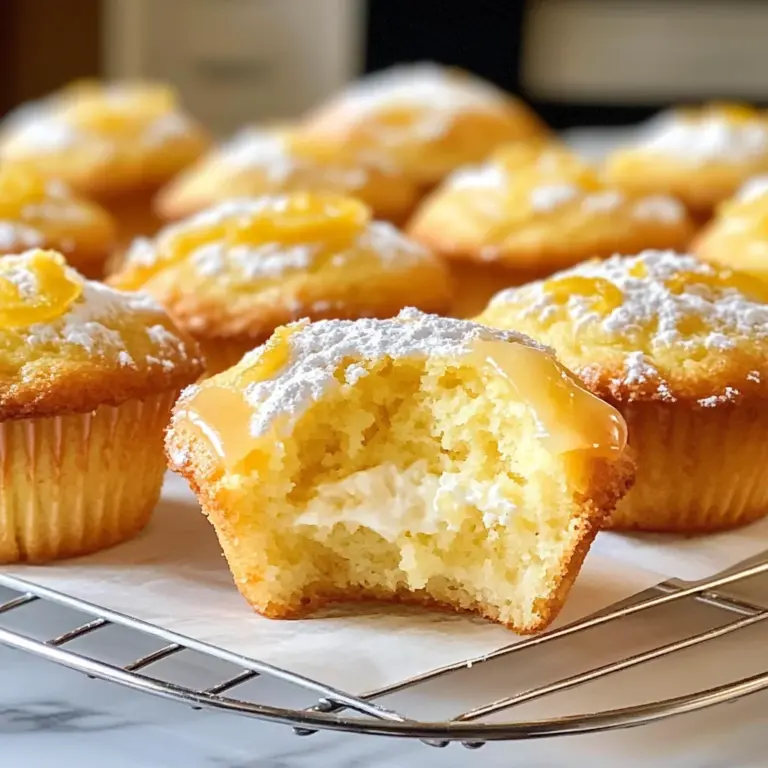 Keto Lemon Cream Cheese Muffins Recipe