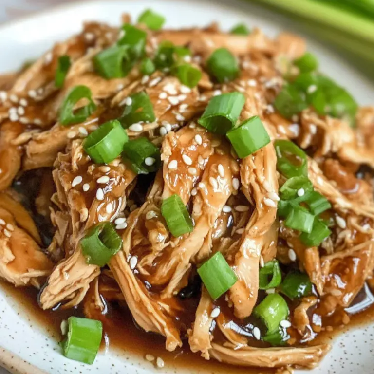 Keto Shredded Crock Pot Teriyaki Chicken
