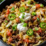 Low Carb Cabbage Taco Skillet (Keto-Friendly)