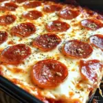 Low Carb Pizza Casserole - Gluten Free
