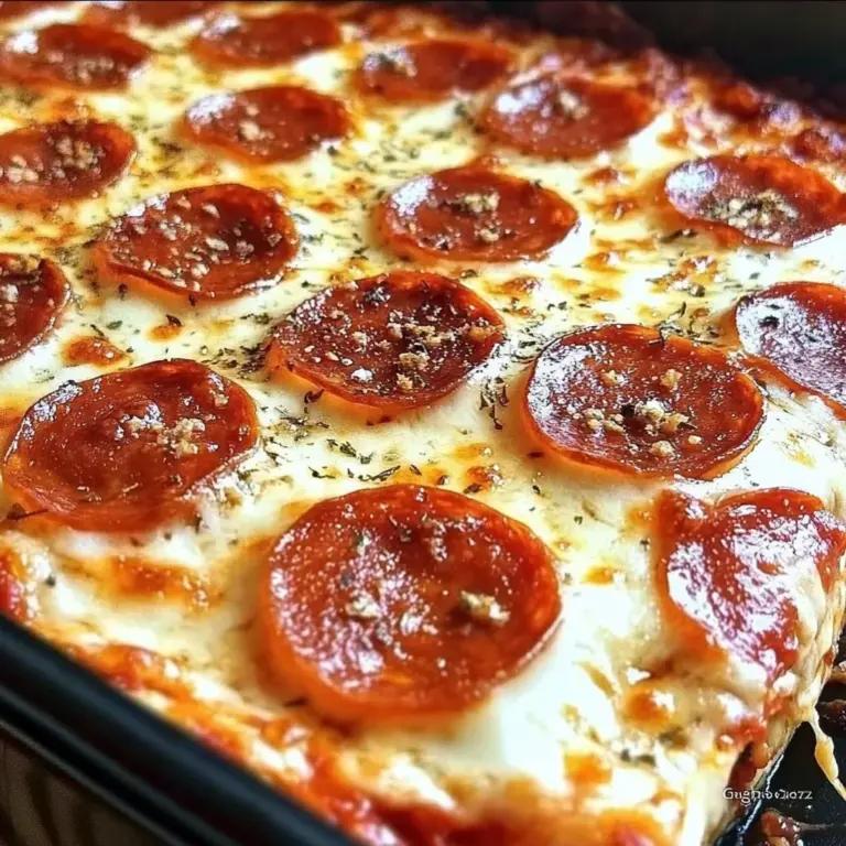 Low Carb Pizza Casserole - Gluten Free