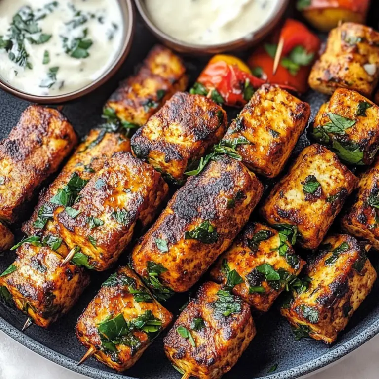 Middle Eastern Tofu Kebabs