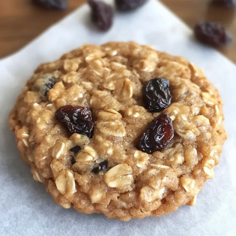 No sugar added oatmeal and raisin cookies