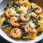 Spaghetti Squash Shrimp Scampi