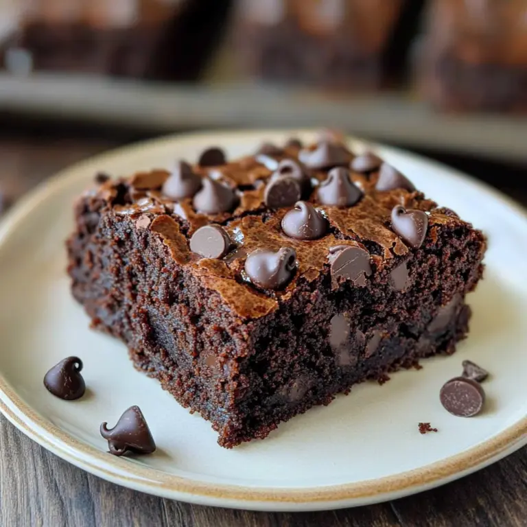 Vegan Zucchini Brownies