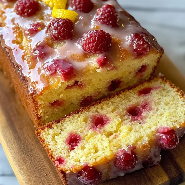 Gluten-Free Raspberry Lemon Loaf