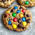 Gluten Free Flourless Monster Cookies