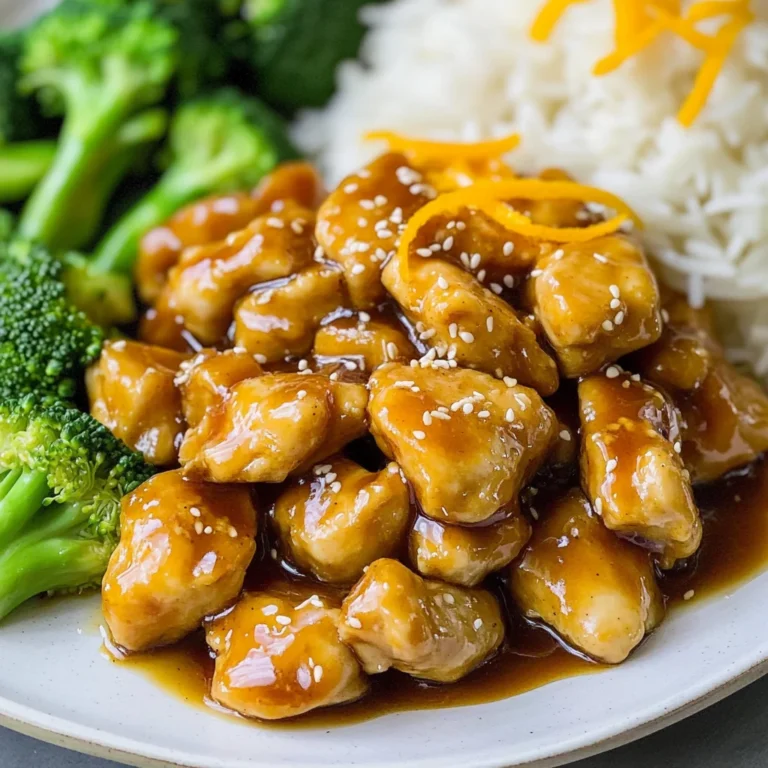 Healthy Orange Chicken Recipe