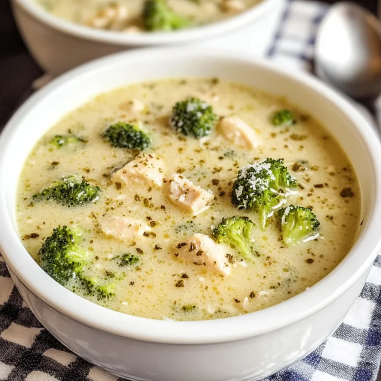 Keto Chicken Alfredo Soup