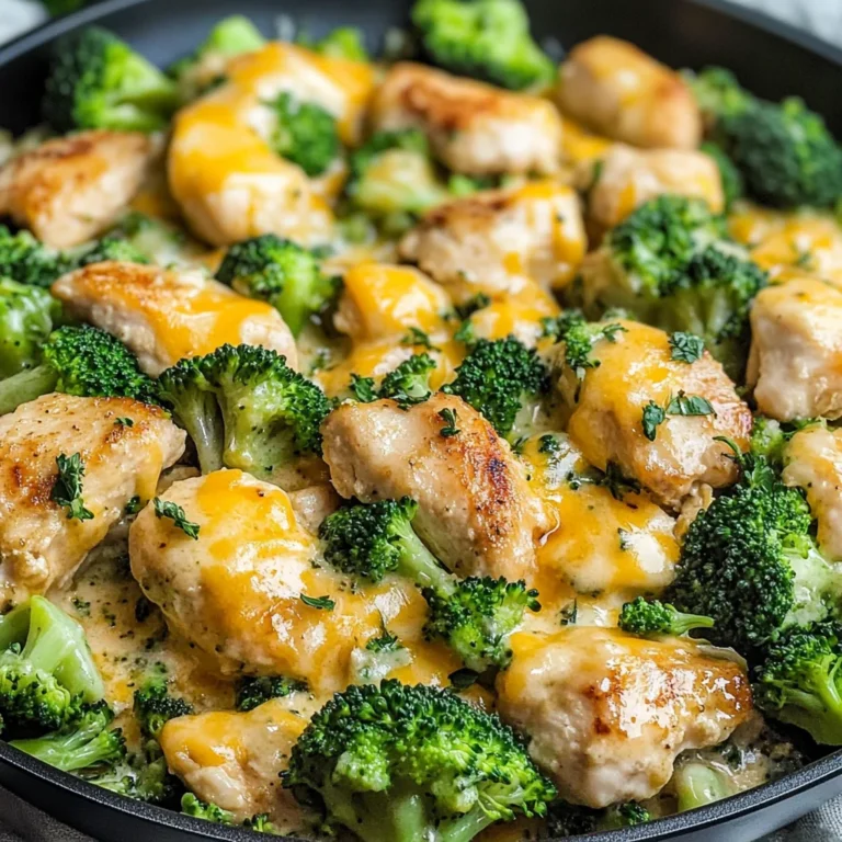 Low Carb Chicken Broccoli Skillet Recipe