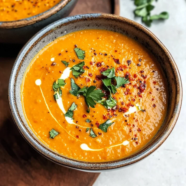 Red Lentil and Carrot Soup