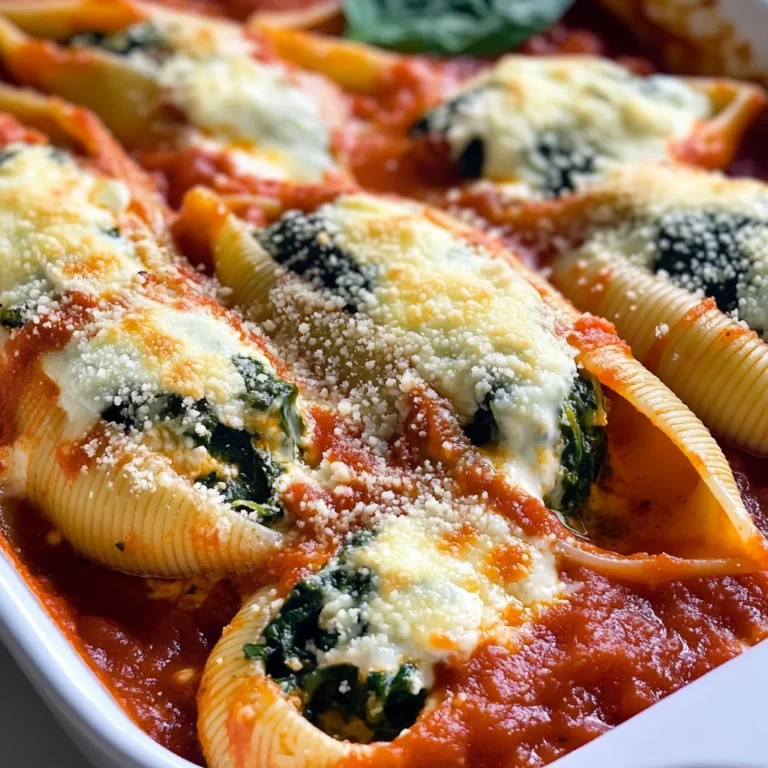 Spinach and Ricotta Stuffed Shells Recipe