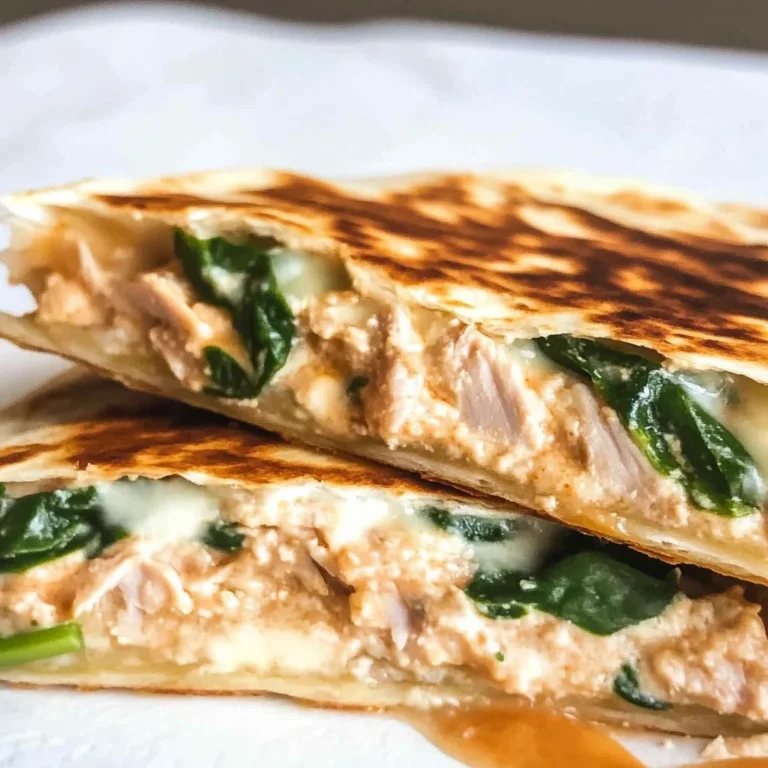 10-Minute Tuna Melt Quesadilla With Sriracha Sauce