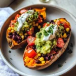 Black Bean Stuffed Sweet Potatoes (Vegan)