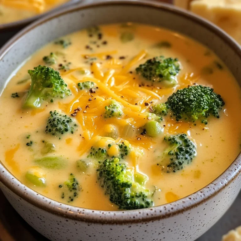 Broccoli Cheese Soup (5 Ingredients!)