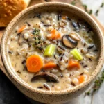 Creamy Mushroom & Wild Rice Soup