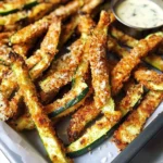 Crispy Baked Keto Zucchini Fries