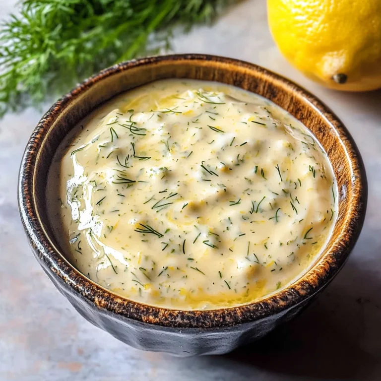 Easy Lemon Dill Sauce