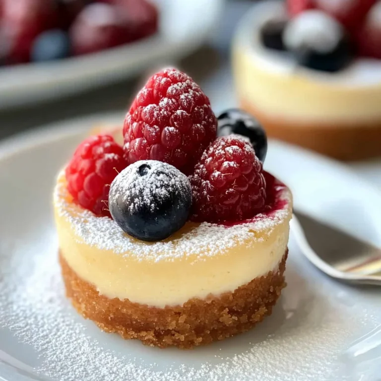 Gluten-Free Mini Cheesecakes