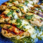 Grilled Salsa Verde Pepper Jack Chicken