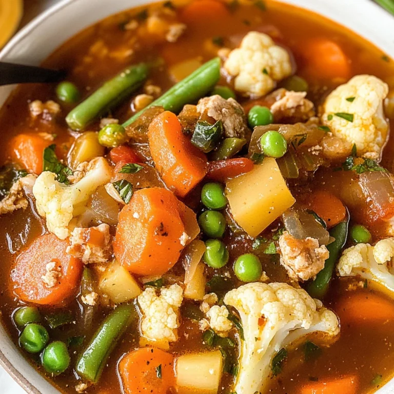 Hamburger Vegetable Soup
