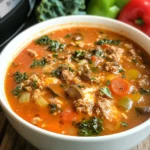 Instant Pot Low Carb Pizza Soup