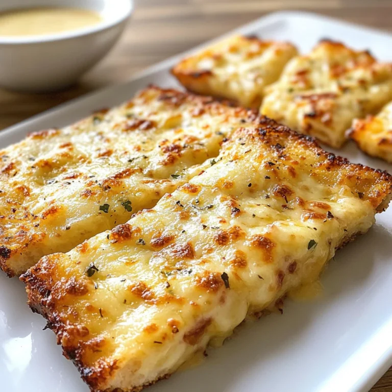 KETO CHEESY GARLIC BREAD