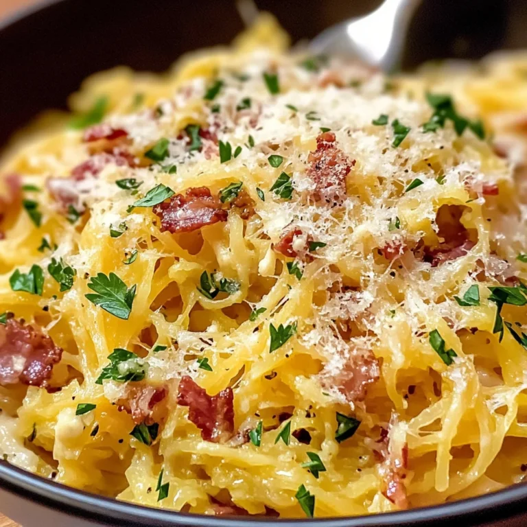 Spaghetti Squash Carbonara