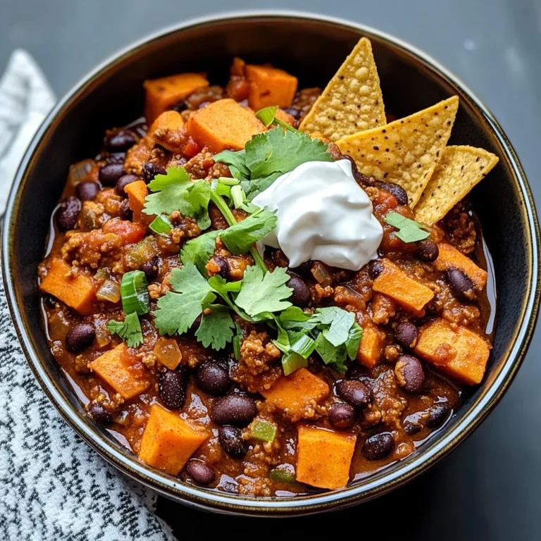 Sweet Potato Black Bean Chili