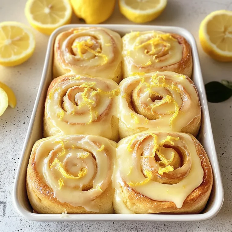 Vegan Lemon Sweet Rolls