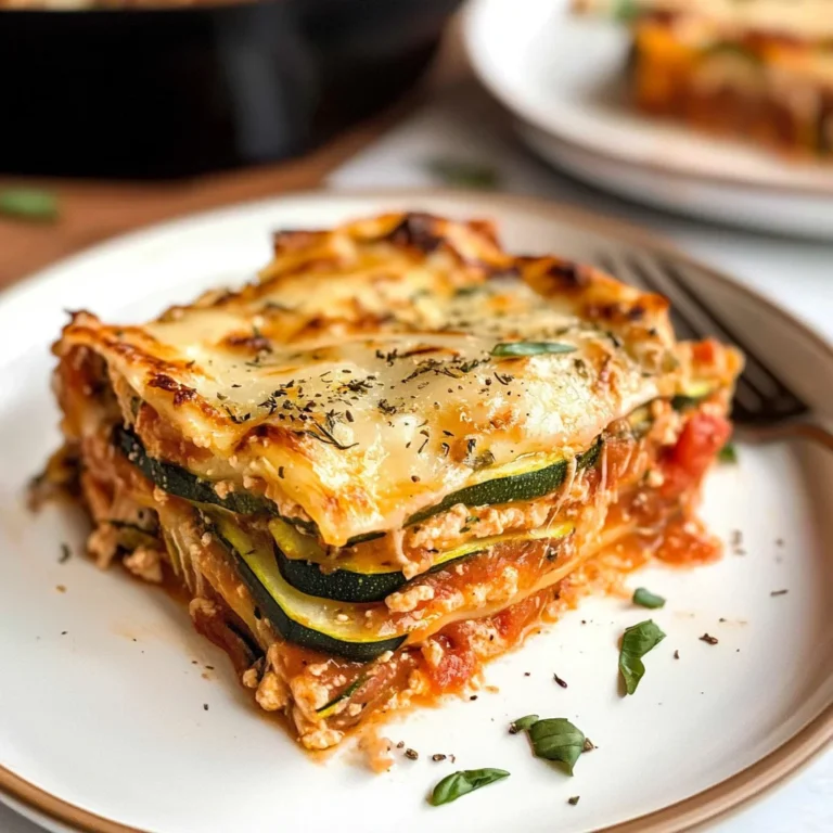 Vegan Zucchini Lasagna