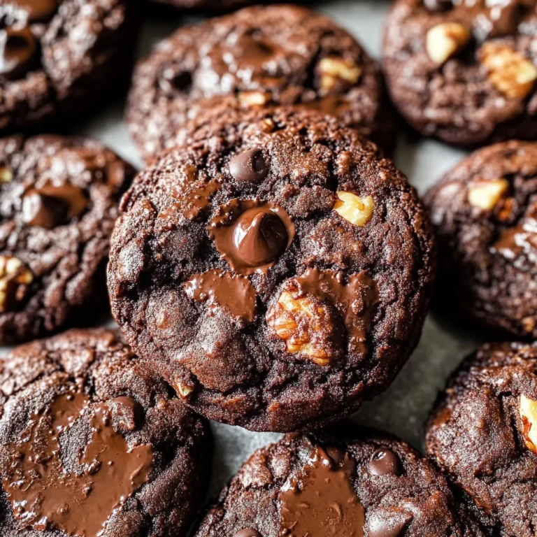 Chewy Chocolate Brownie Cookies
