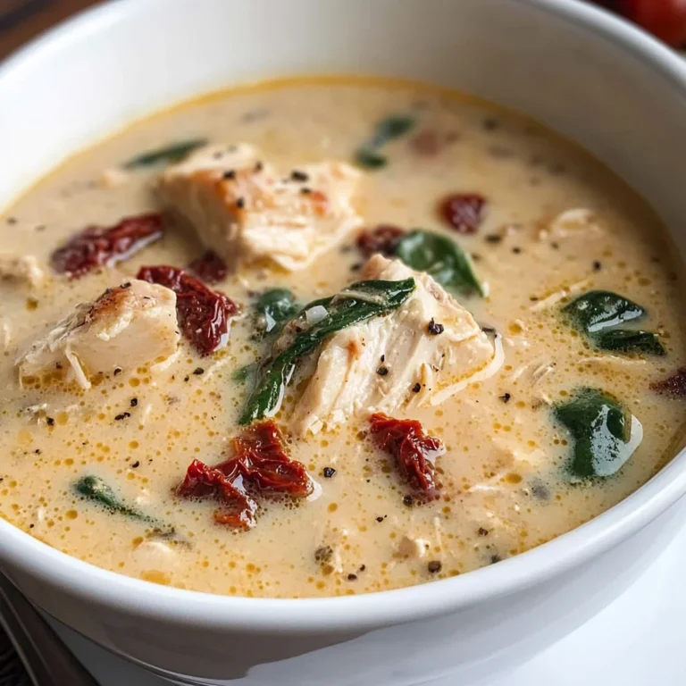 Creamy Keto Tuscan Chicken Soup