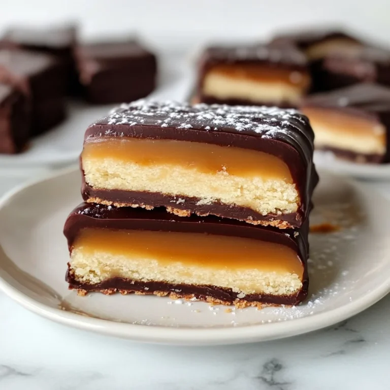 Easy Vegan Twix Bars