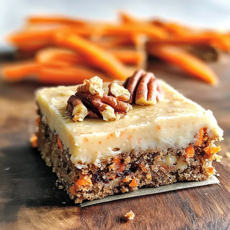 Paleo Vegan Carrot Cake Bars