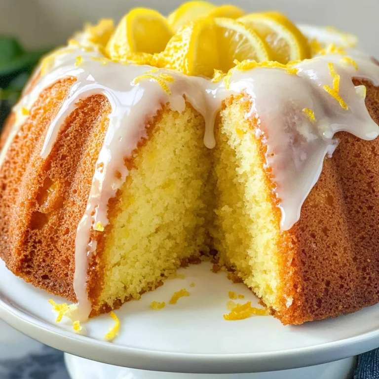 Sugar Free Lemon Bundt Cake
