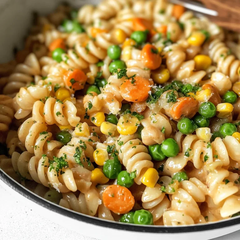 Vegan Chickpea Pot Pie Pasta