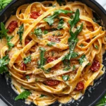 Vegan Creamy Sun Dried Tomato Pasta Recipe