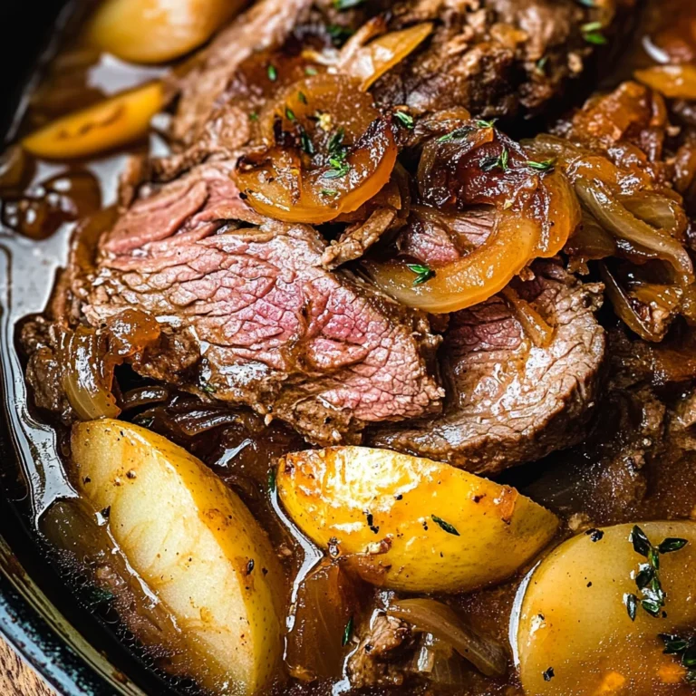 Apple Cider Braised beef Shoulder