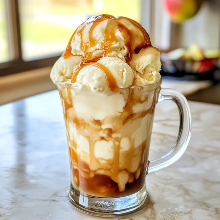 Caramel Apple Cider Float Recipe