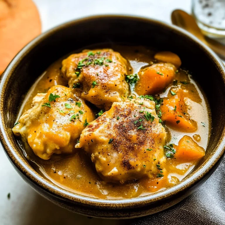 Chicken and Pumpkin Dumplings