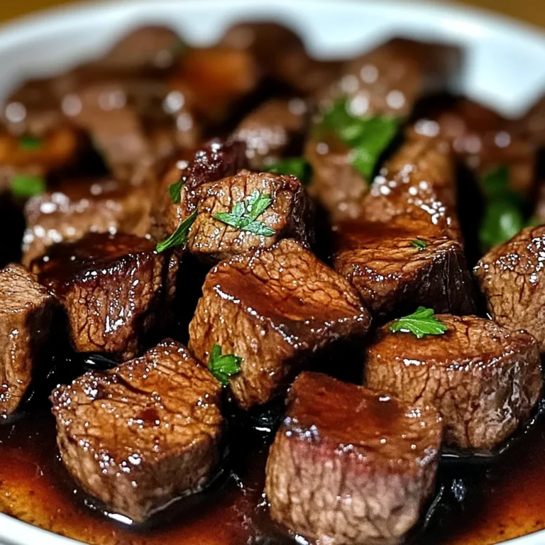 Crockpot Steak Bites